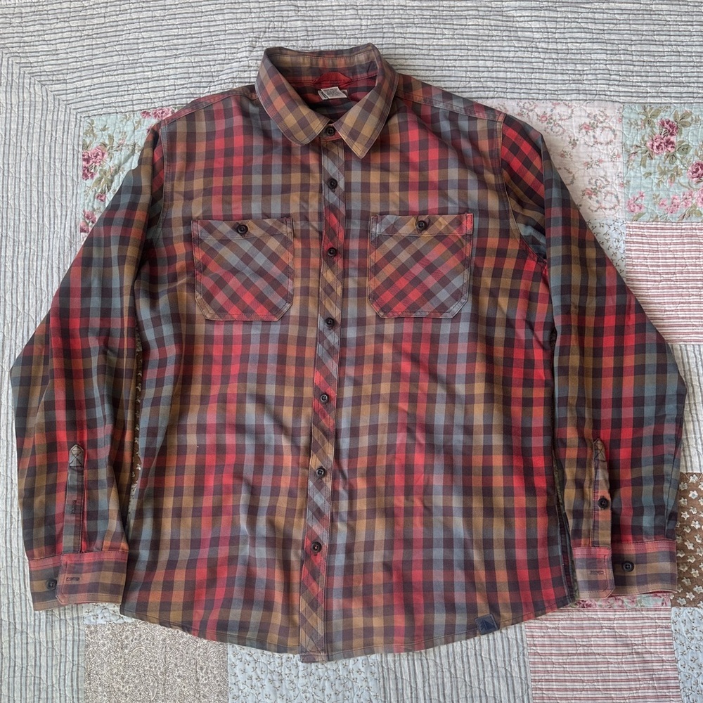 L.L.Bean men's multicolor plaid button-up